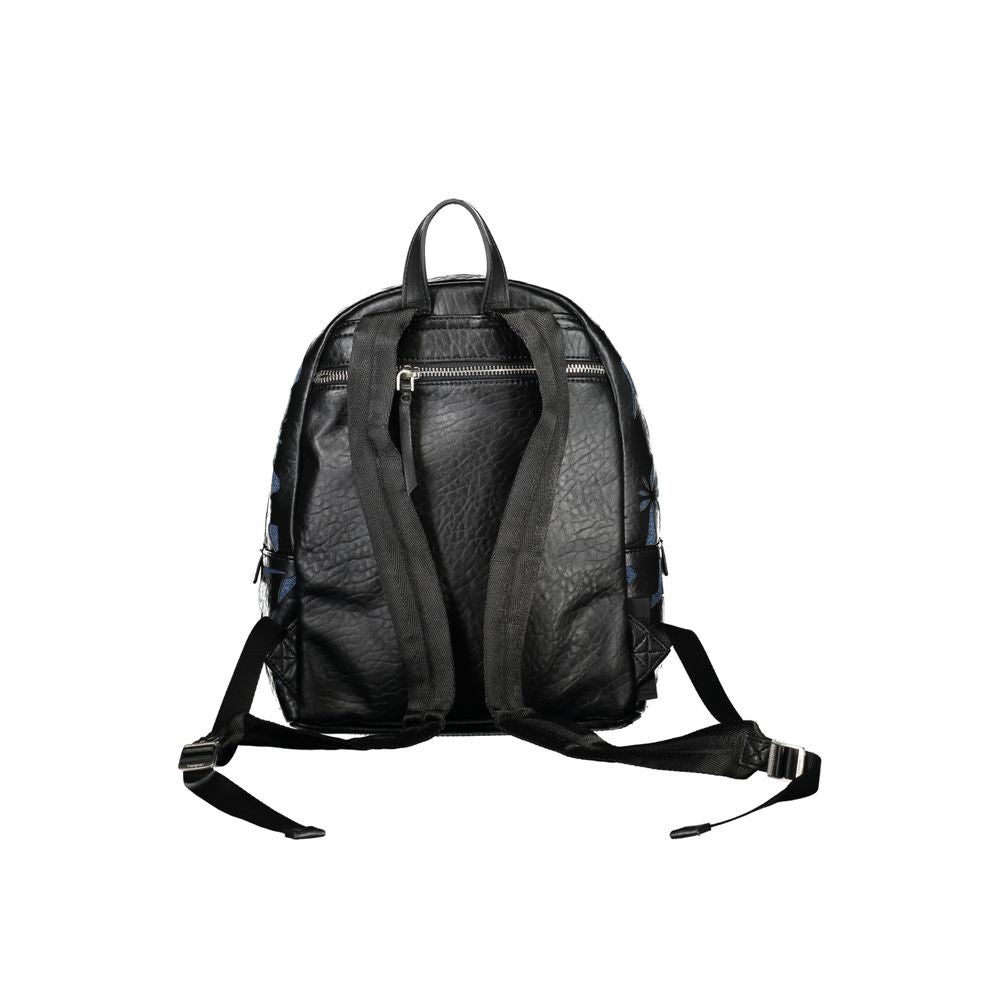 Desigual Chic black backpack with contrast details