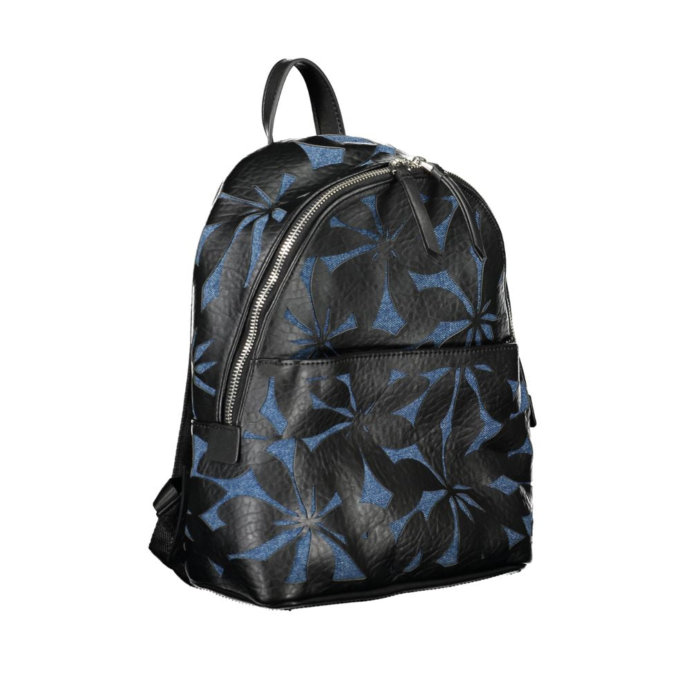 Desigual Chic black backpack with contrast details