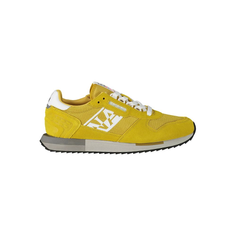 Napapijri Bright Yellow Contrast Lace-Up Shoes