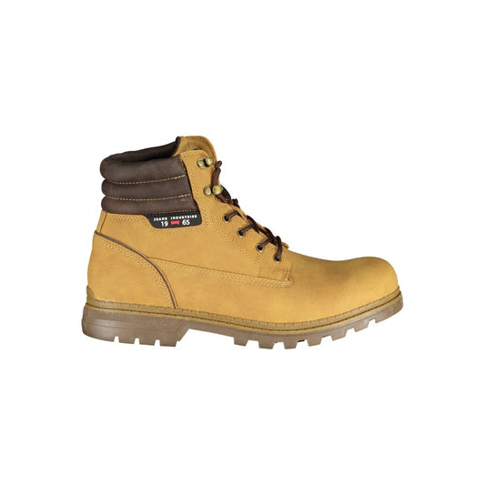 Carrera Trendsetting yellow lace-up boots