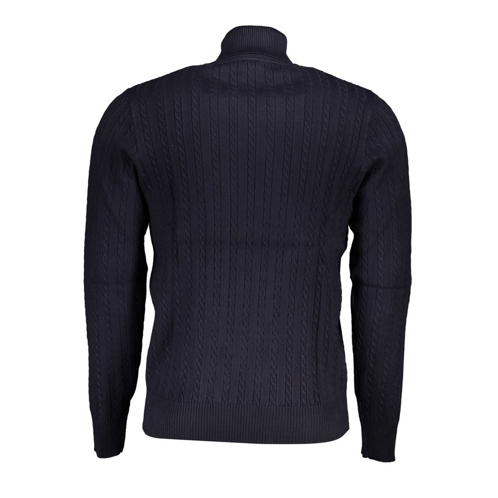 U.S. Grand Polo Eleganter Rollkragenpullover mit gedrehtem Ausschnitt