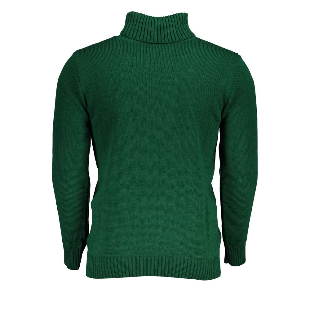 US Grand Polo Elegant turtleneck sweater with embroidery