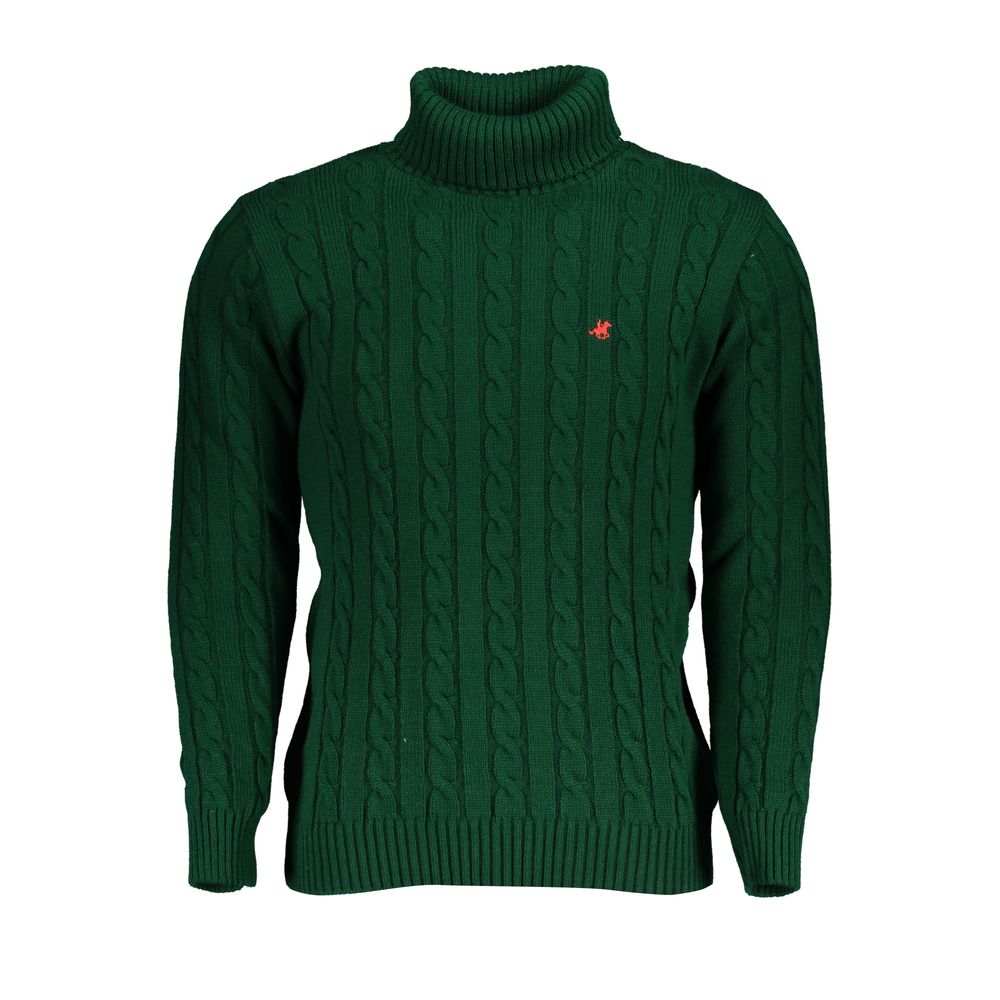 US Grand Polo Elegant Twisted Turtleneck Sweater