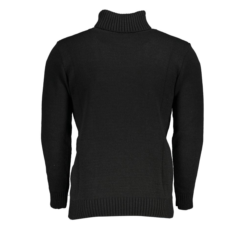 US Grand Polo Elegant turtleneck sweater with embroidery