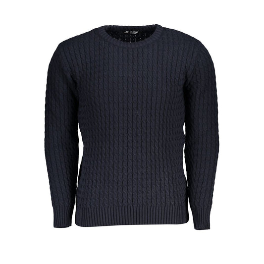 US Grand Polo Elegant Crew Neck Sweater in Blue