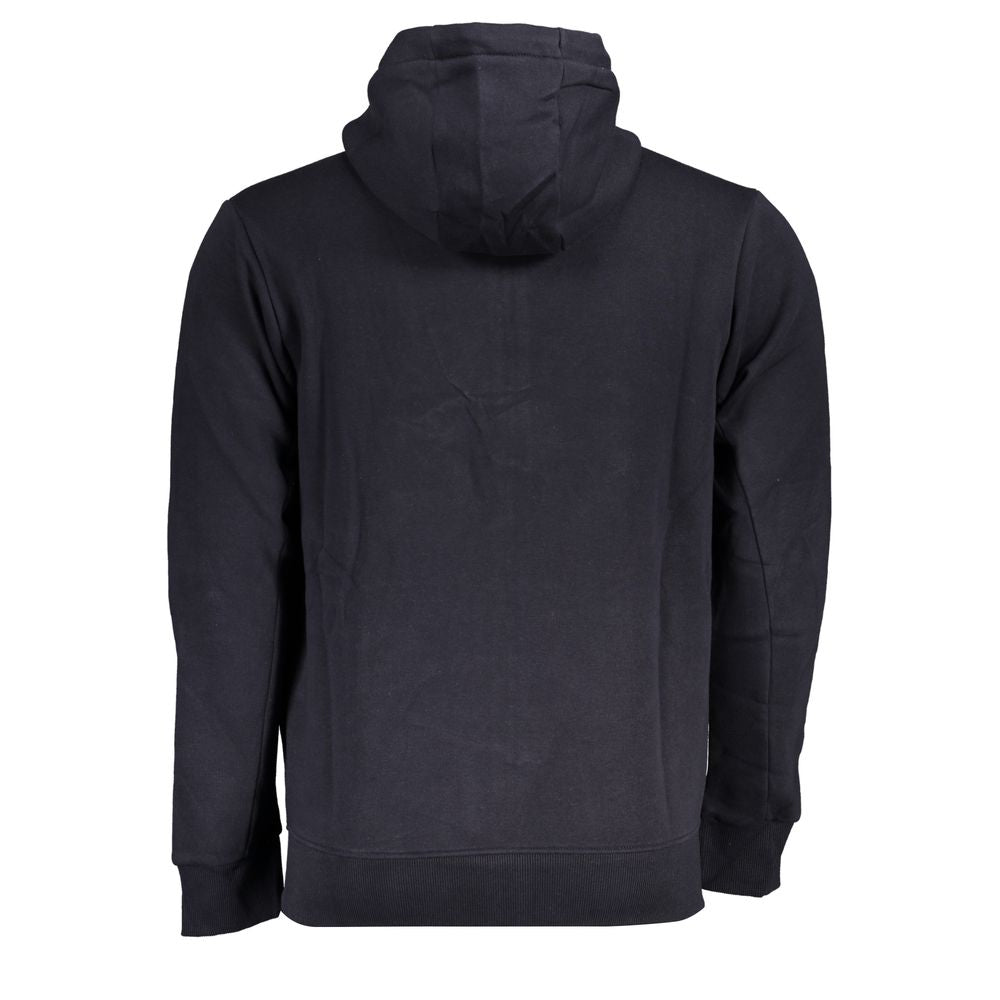 US Grand Polo Stylish Blue Fleece Hooded Sweatshirt