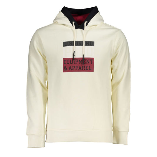 US Grand Polo Elegant fleece hoodie with contrast details