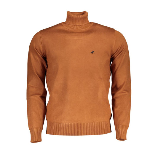 US Grand Polo Elegant turtleneck sweater with logo embroidery