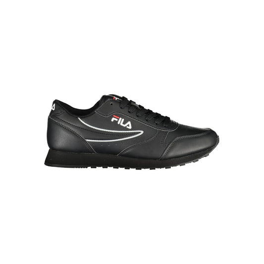 Fila Slim Black Lace-Up Sports Sneakers