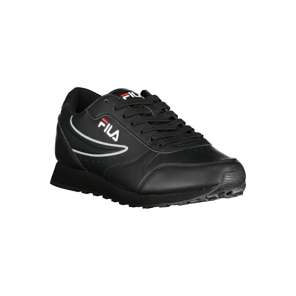 Fila Slim Black Lace-Up Sports Sneakers