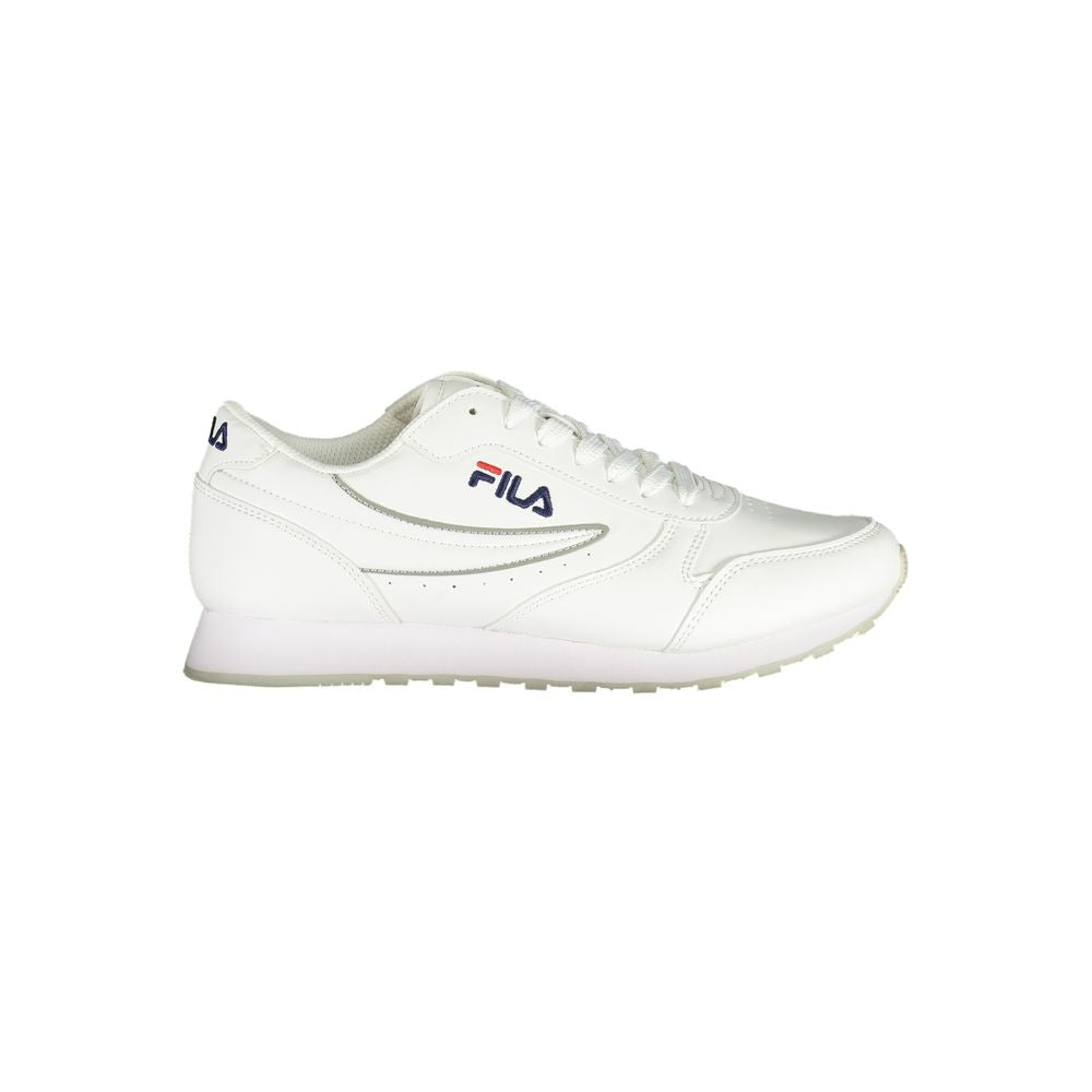 Fila Chic white lace-up sneakers with contrasting trim