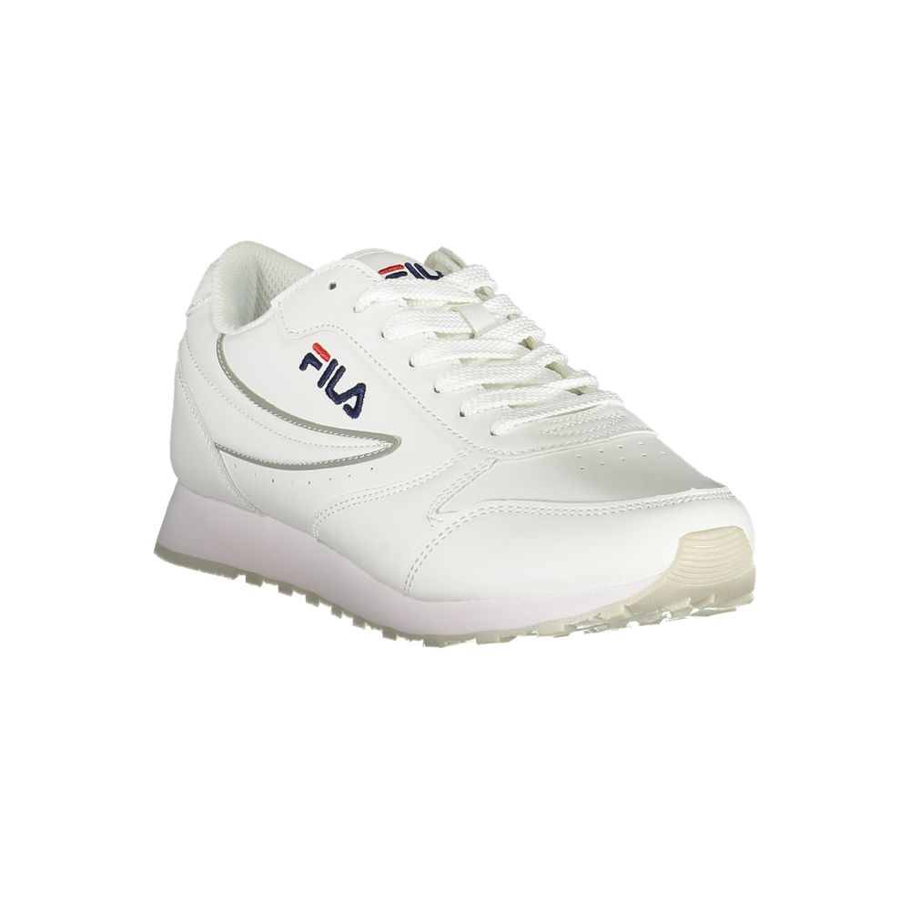 Fila Chic white lace-up sneakers with contrasting trim