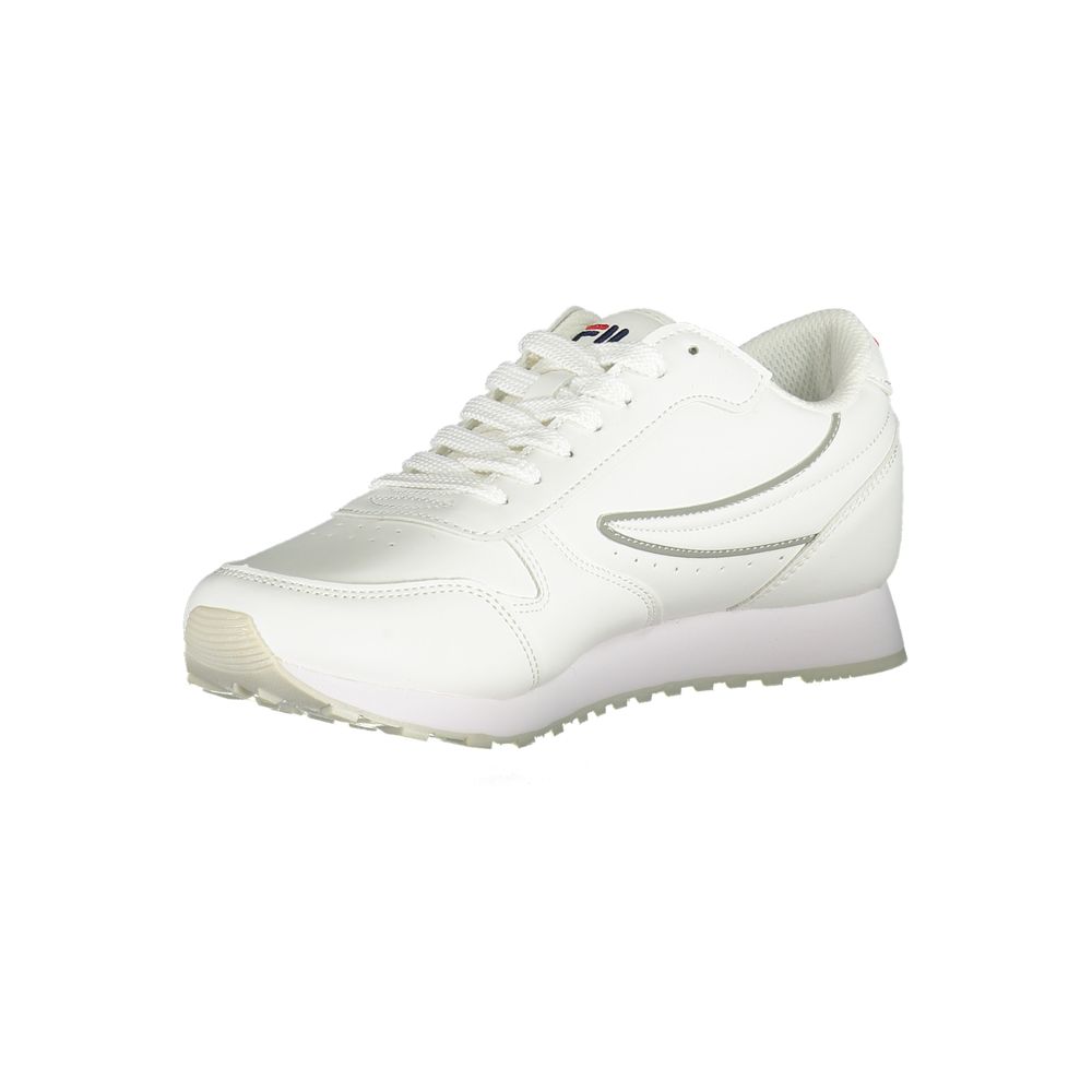 Fila Chic white lace-up sneakers with contrasting trim