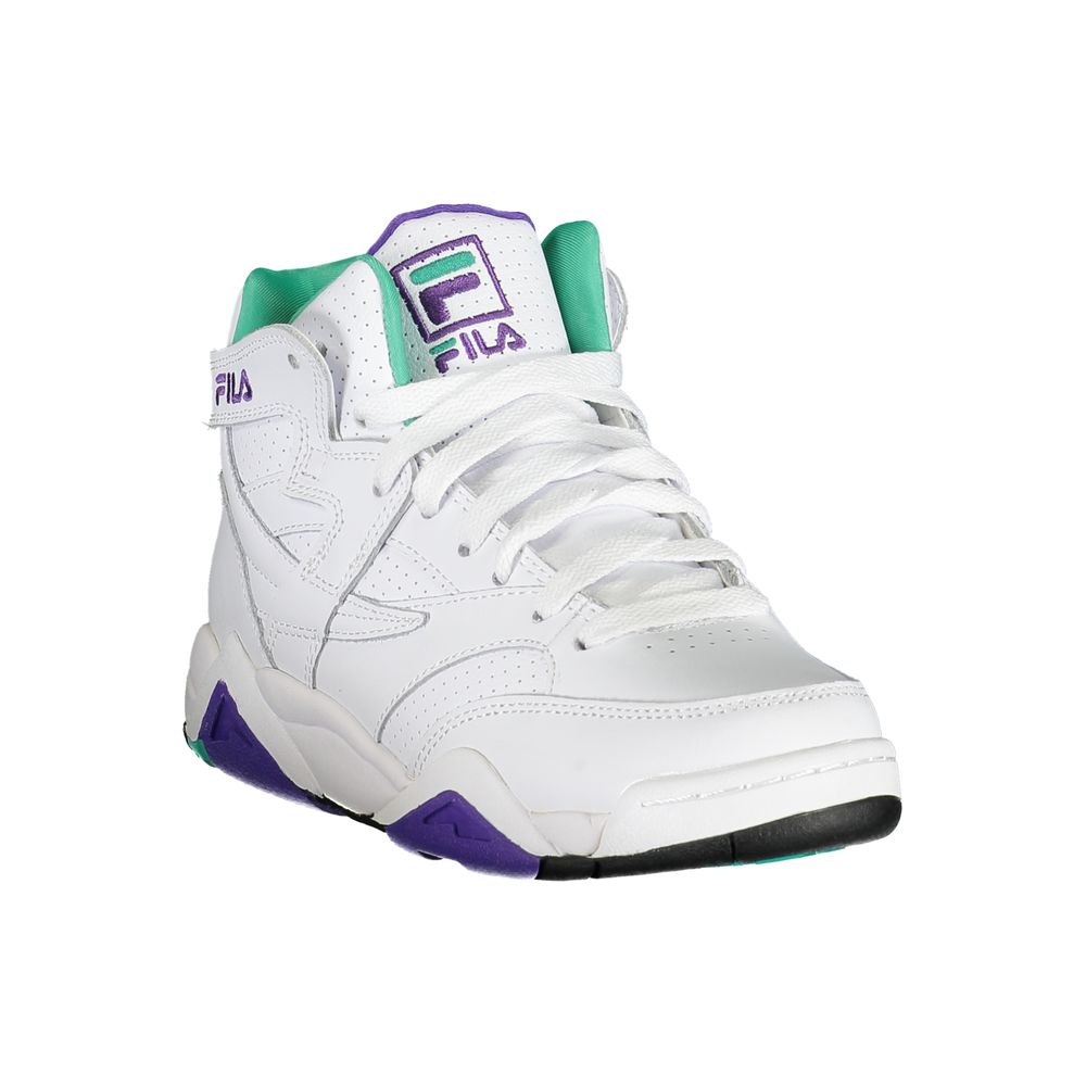 Fila Chic white lace-up sneakers with contrasting accents