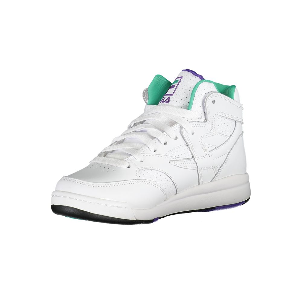 Fila Chic white lace-up sneakers with contrasting accents