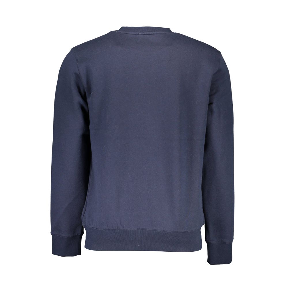 Timberland Blauer Pullover mit Rundhalsausschnitt aus Bio-Baumwolle