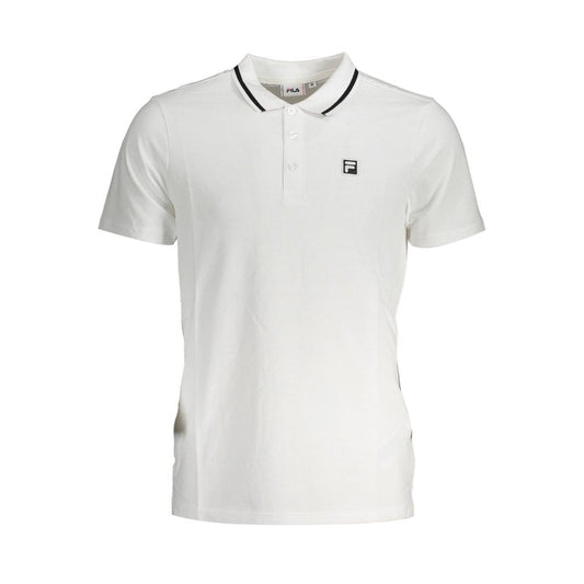 Fila Chic white cotton polo with contrasting details