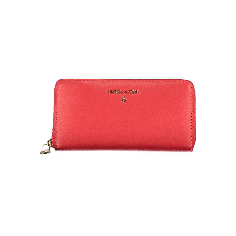 Patrizia Pepe Chic pink wallet with zipper and multiple compartments