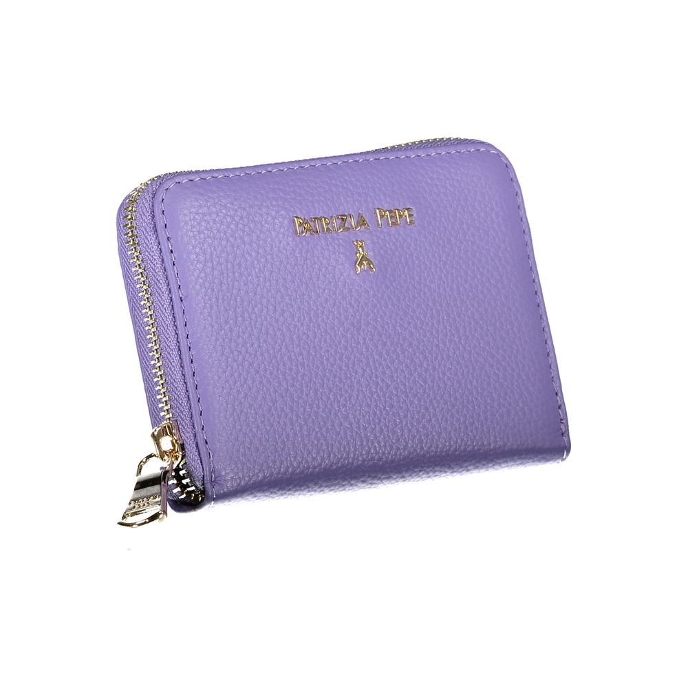 Patrizia Pepe Elegant wallet made of purple polyethylene