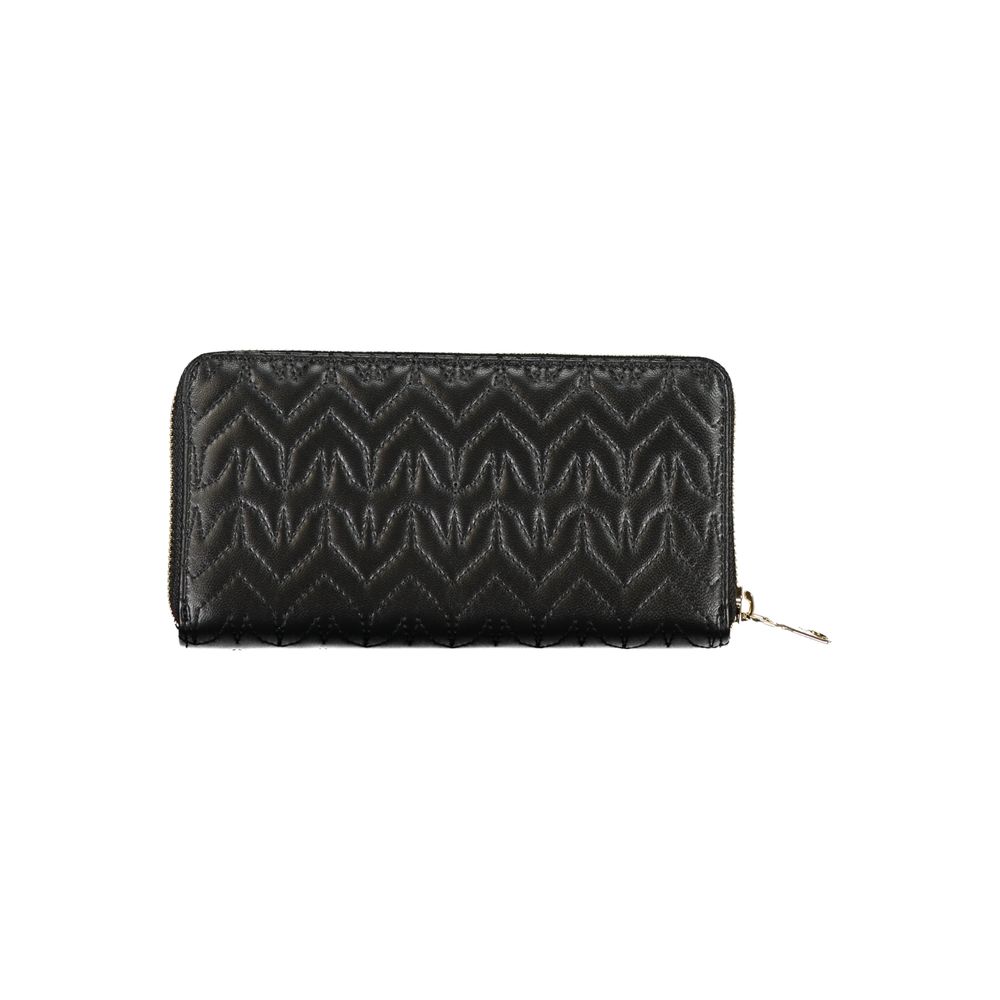 Patrizia Pepe Elegant black wallet with contrasting details