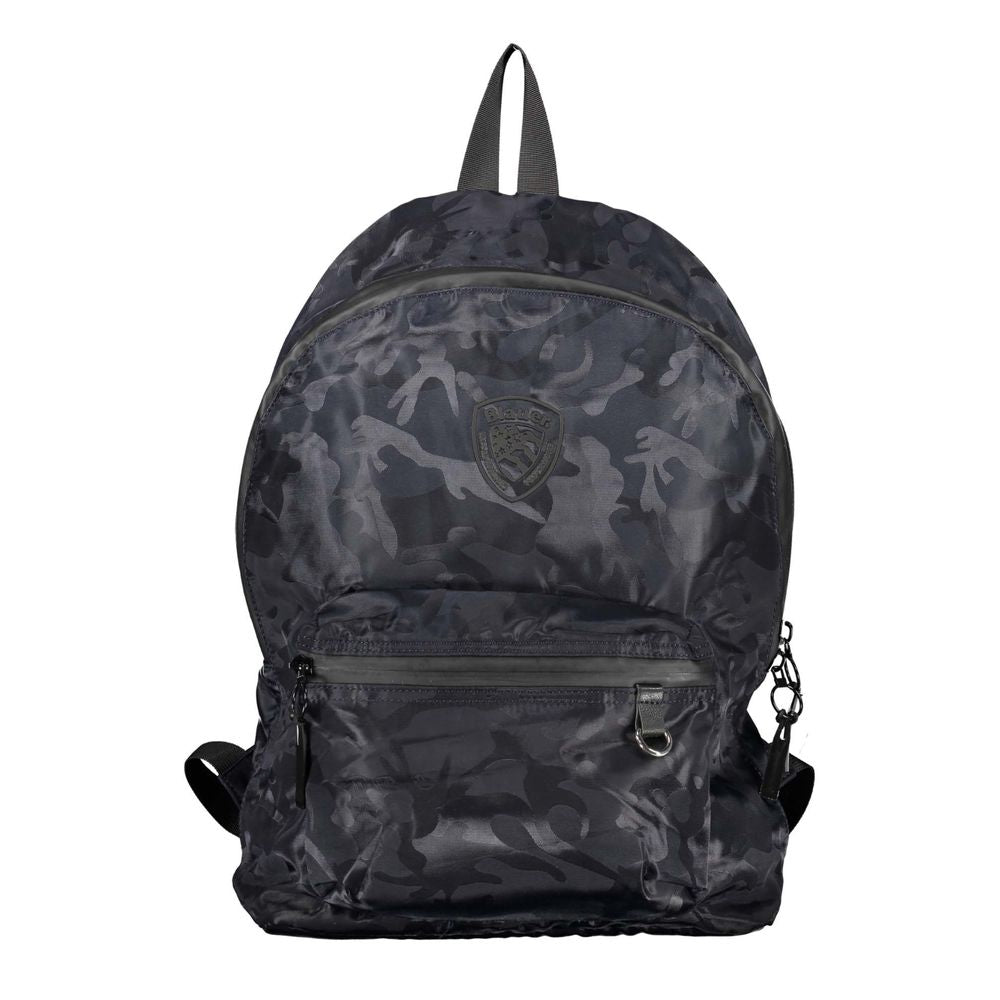 Blue Elegant Urban Blue Backpack with Laptop Compartment