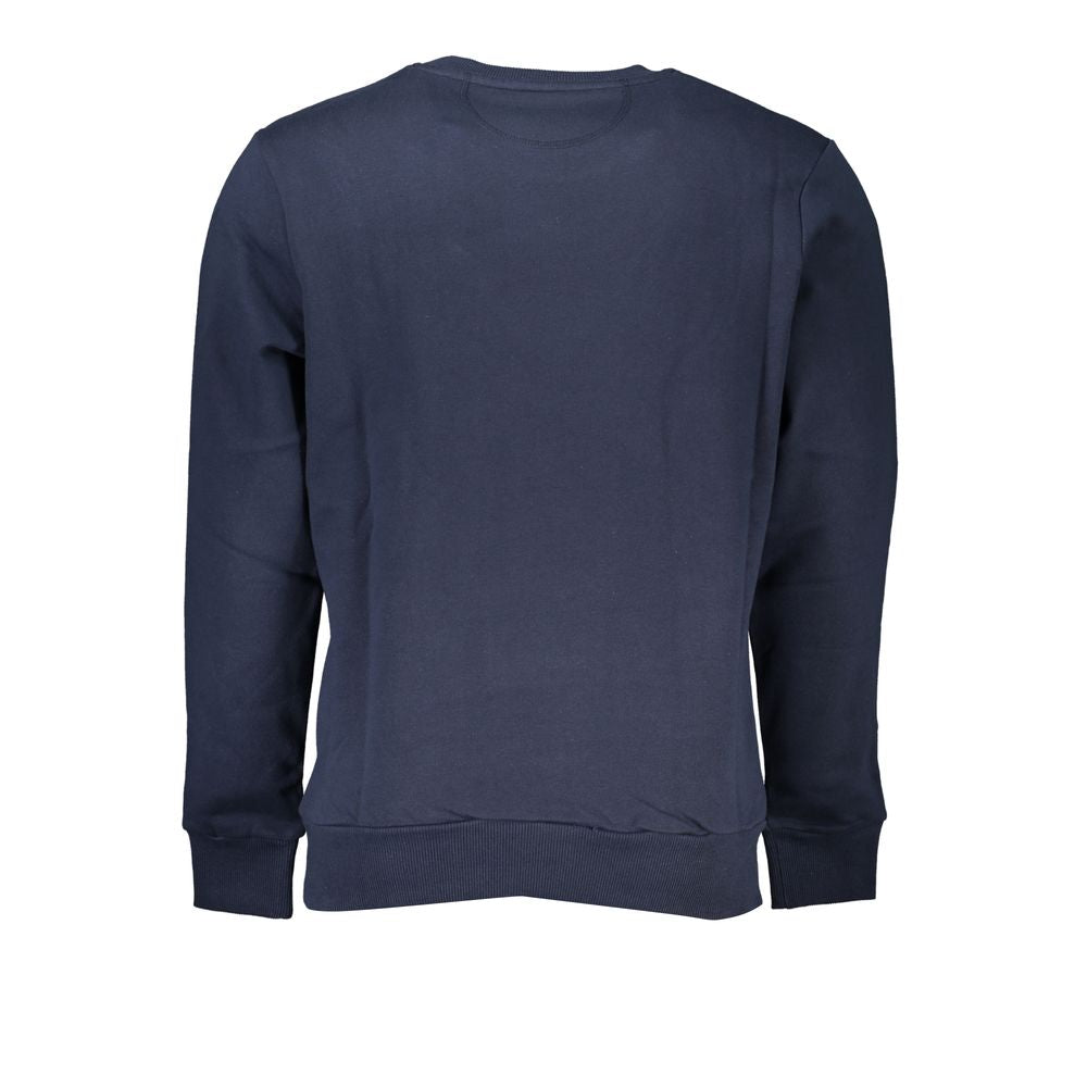 La Martina Chic blue sweatshirt with embroidered round neck