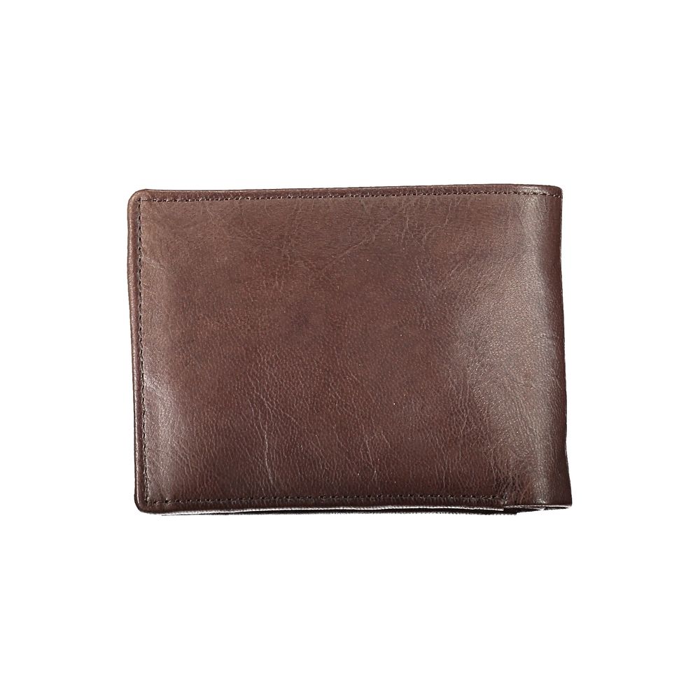 Blue Elegant Leather Wallet for Men