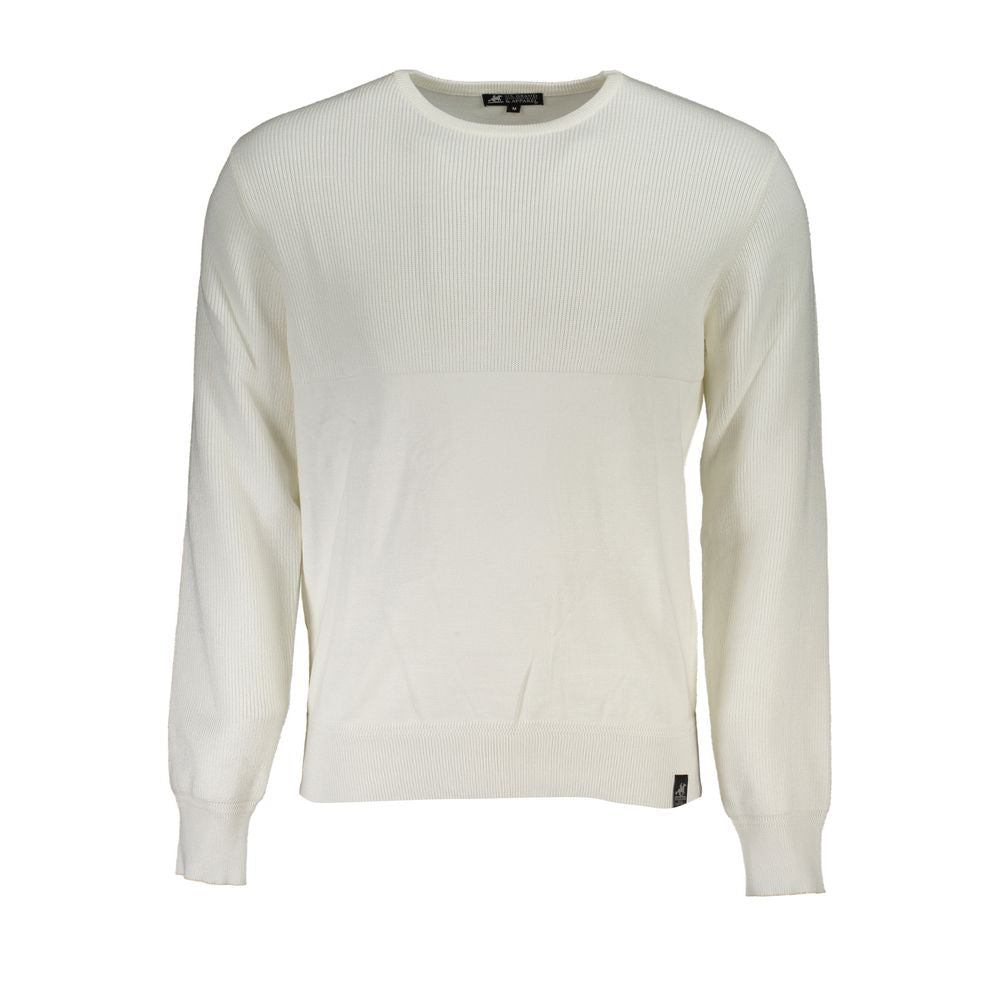 US Grand Polo crew neck sweater with contrasting details