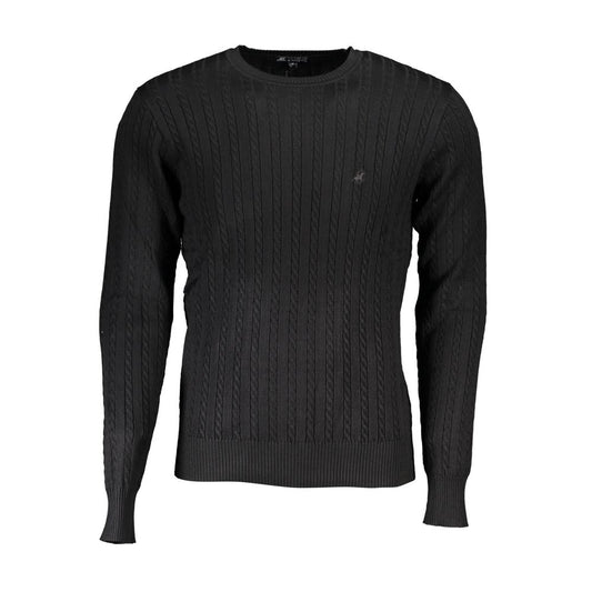 US Grand Polo Elegant round neck sweater with contrast