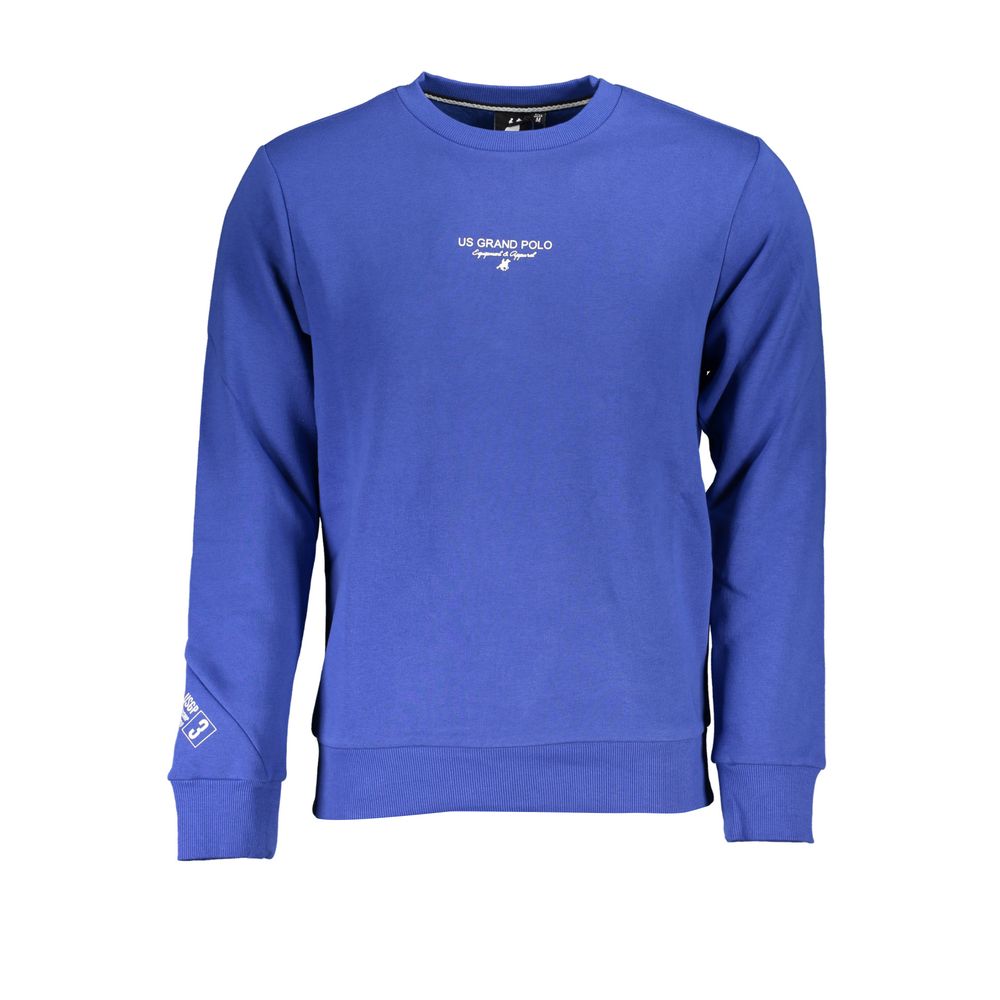 US Grand Polo Classic Blue Crew Neck Sweatshirt