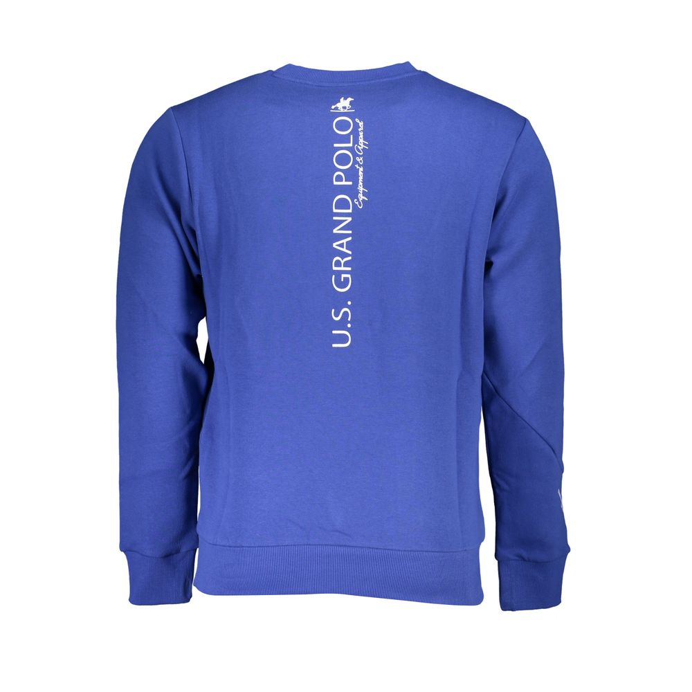 US Grand Polo Classic Blue Crew Neck Sweatshirt