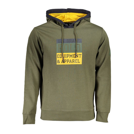 US Grand Polo Elegant fleece hoodie with contrasting details