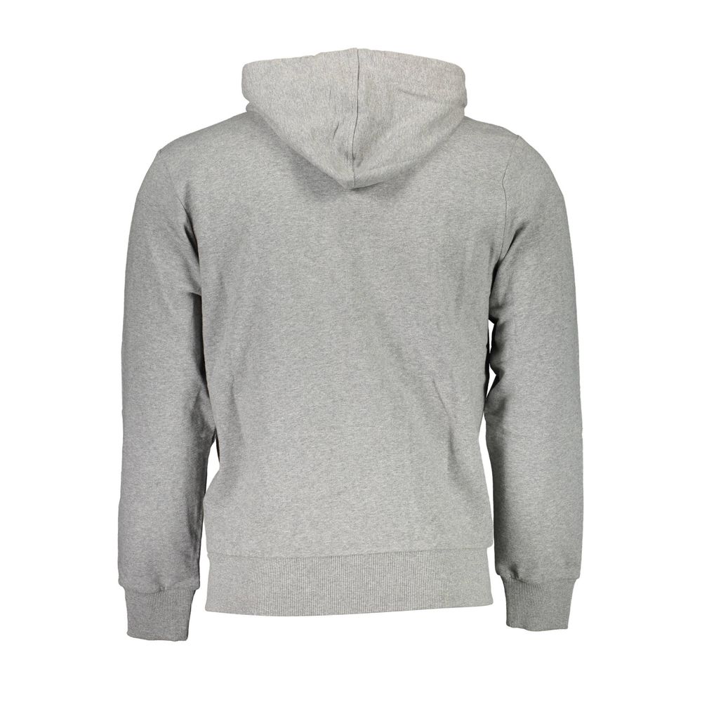 La Martina Elegant Grey Hooded Sweatshirt for Men