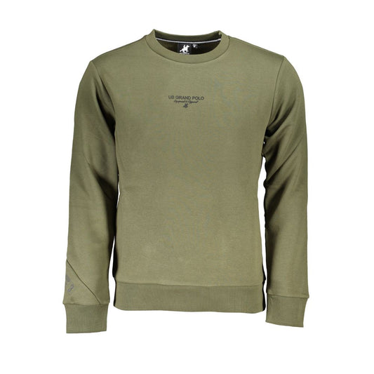 US Grand Polo Vintage Green Crew Neck Fleece Sweatshirt