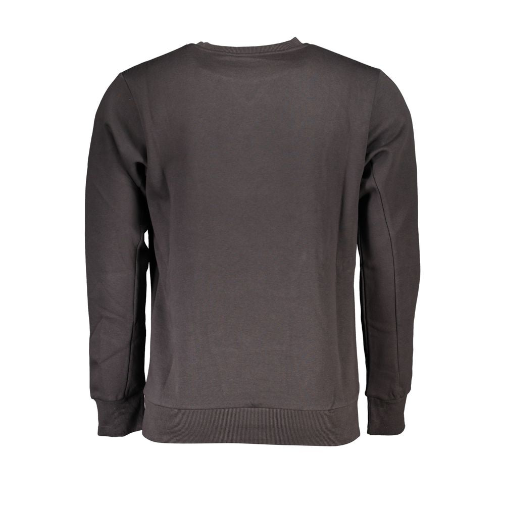 US Grand Polo Classic Crew Neck Fleece Sweatshirt in Grey