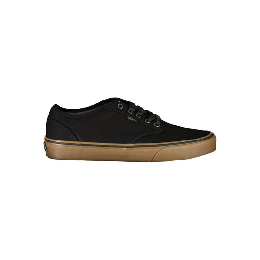 Vans Smooth Black Lace-Up Sneakers