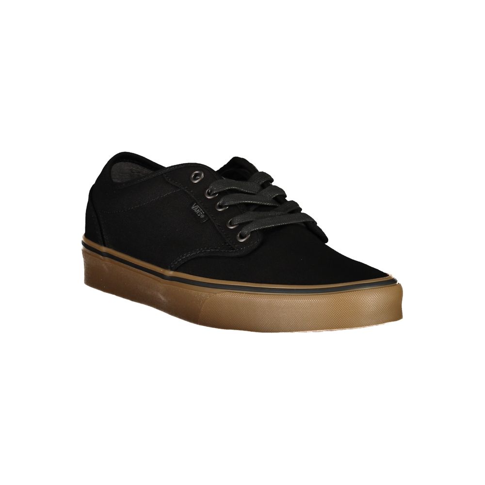 Vans Smooth Black Lace-Up Sneakers