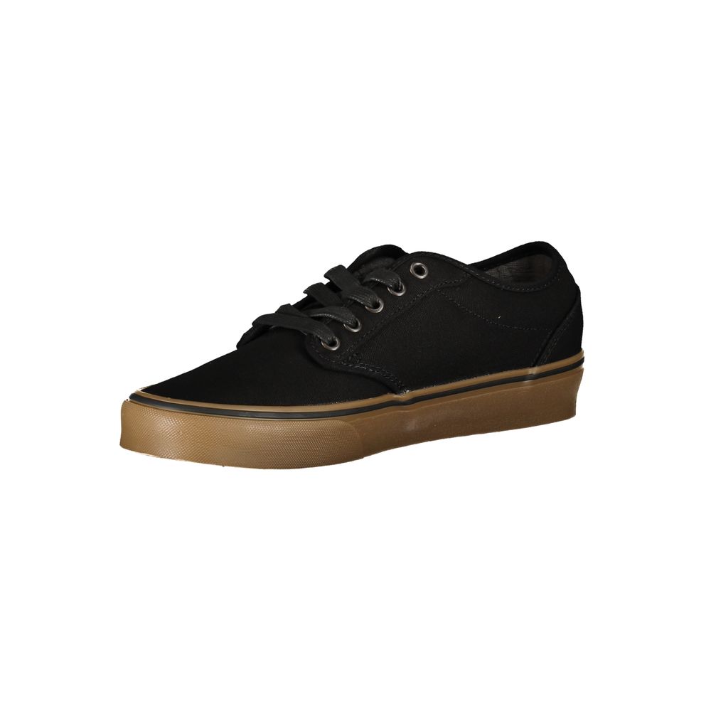 Vans Smooth Black Lace-Up Sneakers