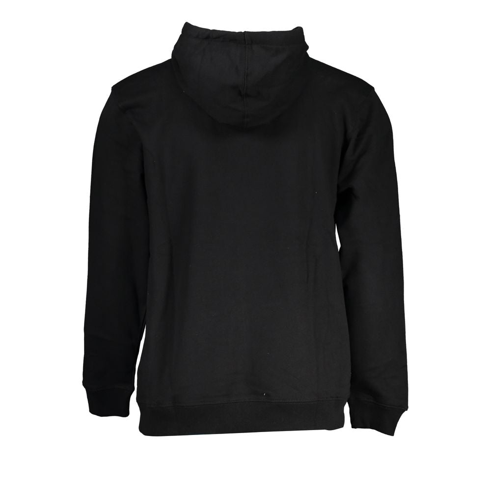 Vans Schlichter schwarzer Hoodie mit zentraler Tasche