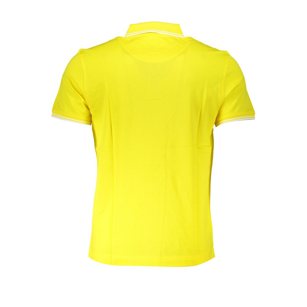 Harmont &amp; Blaine Elegant yellow cotton polo with contrasting details