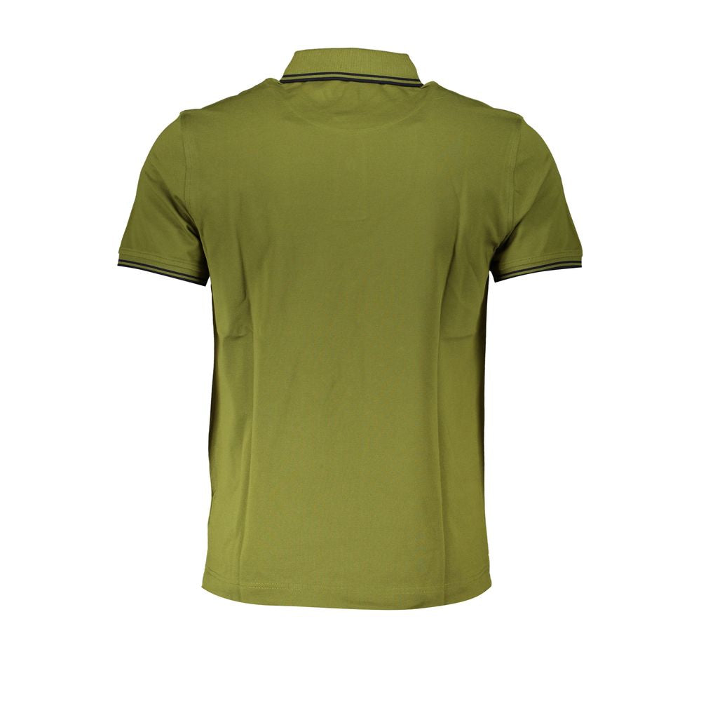 Harmont &amp; Blaine Sharp Green Contrast Polo Shirt