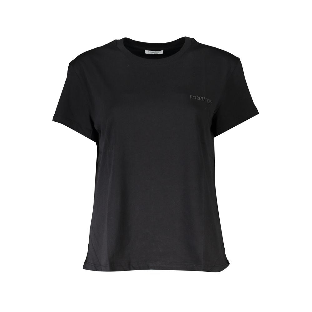 Patrizia Pepe Chic round neck T-shirt made of organic cotton