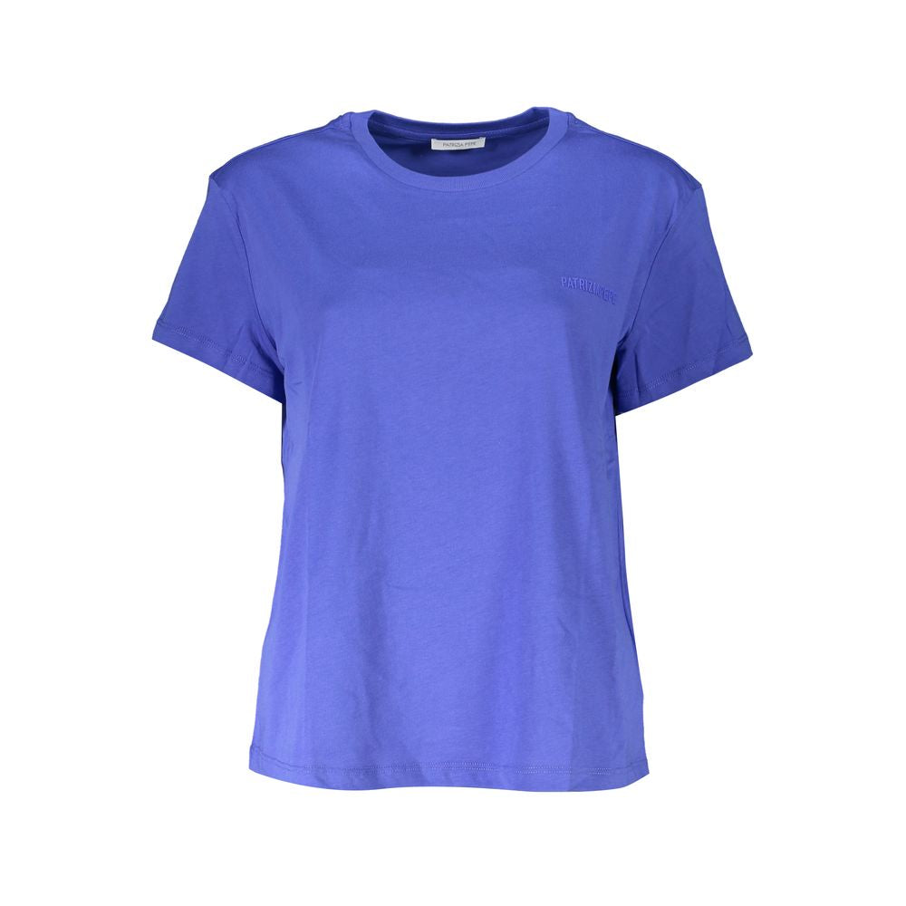 Patrizia Pepe Chic logo T-shirt with round neck made of organic cotton