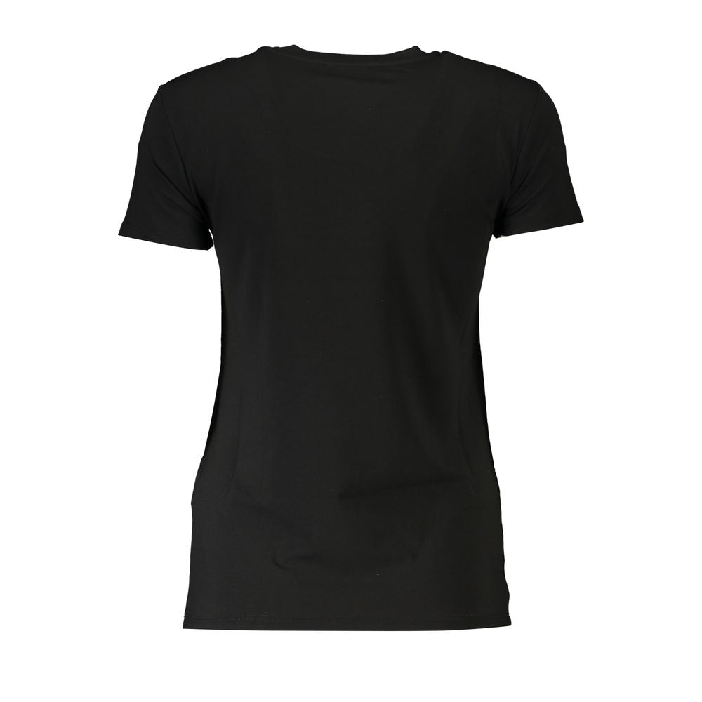 Patrizia Pepe Chic rhinestone-embellished round-neck T-shirt