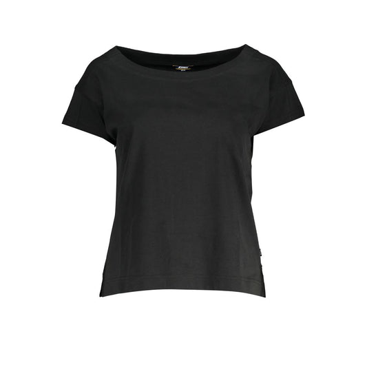 K-WAY Elegant tee with wide neckline and short sleeves