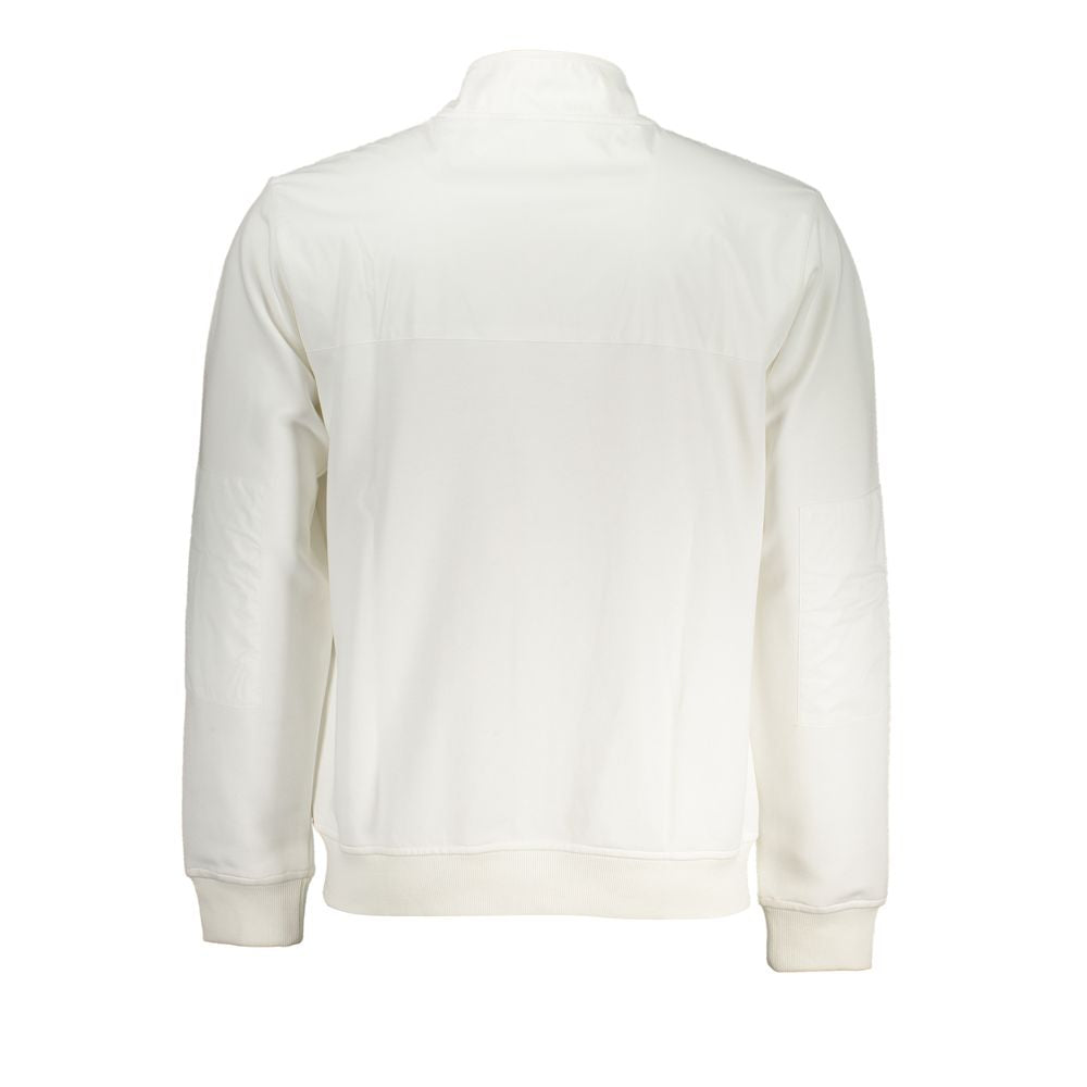 K-WAY Slim white long sleeve zip up sweatshirt