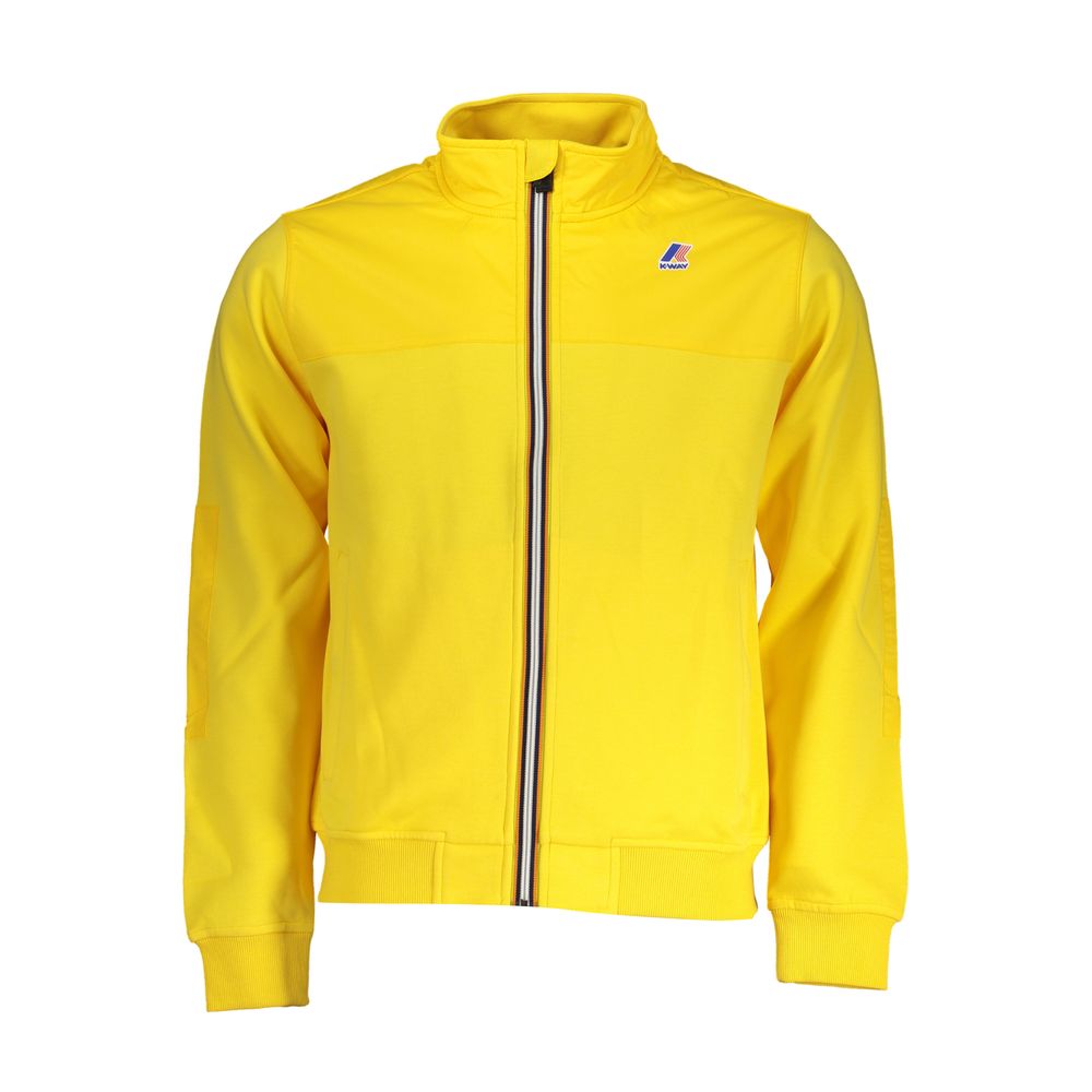 K-WAY Sunshine Yellow Long Sleeve Zip Sweatshirt