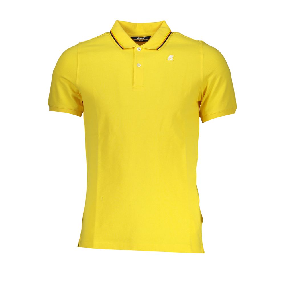 K-WAY sunny yellow polo with contrast details