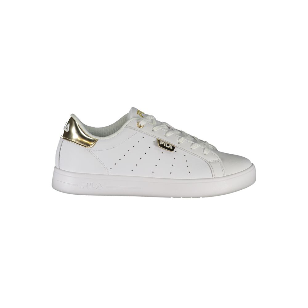 Fila Luxurious Lace-Up Sneakers with Gold Accents