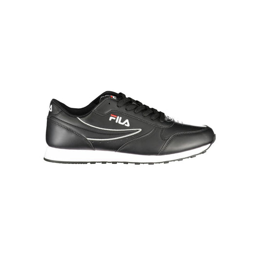 Fila Simple black sports shoes with contrasting details